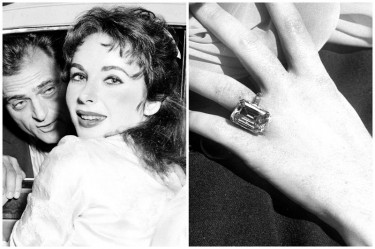 Elizabeth Taylor emerald engagement ring