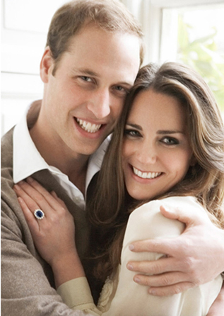 η Kate Middleton φοράει ένα το δαχτυλίδι με ζαφείρι της πριγκίπισσας Νταϊάνα