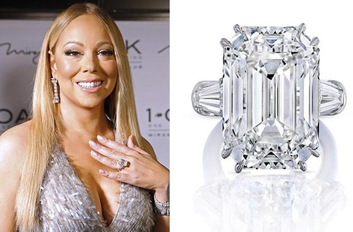 Το μονόπετρο δαχτυλίδι με διαμάντι της Mariah Carey