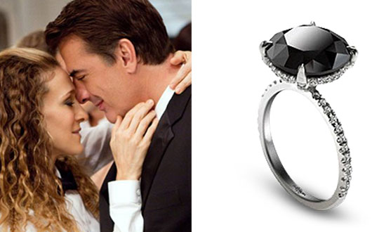 Black Diamonds Carrie's Black Diamond Engagement Ring 6 Black Diamond....