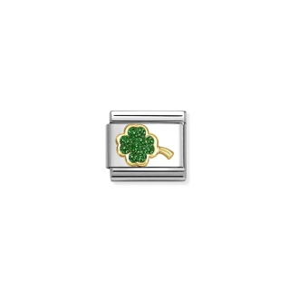 Link Nomination Classic green four-leaf clover