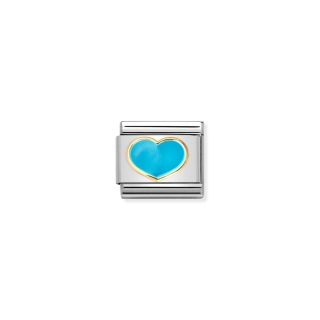 Link Nomination Classic Turquoise Heart