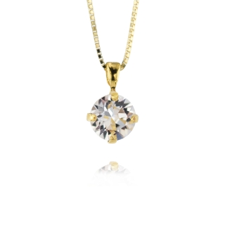 Caroline Svedbom Classic Petite Necklace Gold / Crystal