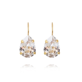 Caroline Svedbom Mini Drop Clasp Earrings Gold / Crystal