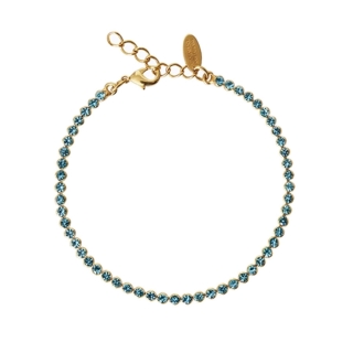 Women Bracelet Caroline Svedbom Siri Gold / Light Turquoise