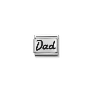 Link Nomination Oxydised Plates Dad