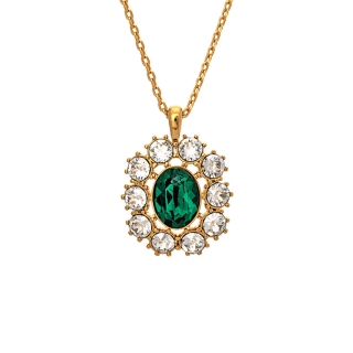 Rossete Necklace Lily and Rose Miss Elizabeth Emerald