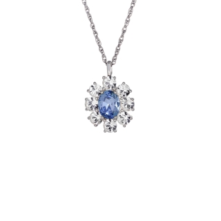 Dyrberg/Kern Claudia Light Blue Necklace / Crystal
