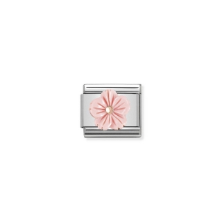 Link Nomination Symbols (Stone) Flower in Rose Coral