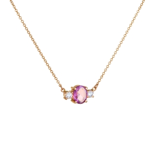 Pink Sapphire pendant