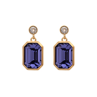 Pear Earrings Lily and Rose Diane Tanzanite