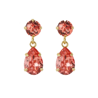 Caroline Svedbom Mini Drop Earrings / Rose Peach