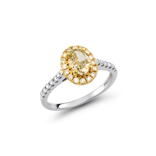 Δαχτυλίδι με κίτρινο διαμάντι