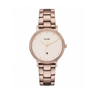 Cluse Le Couronnement 3-Link Rose Gold Winter / White