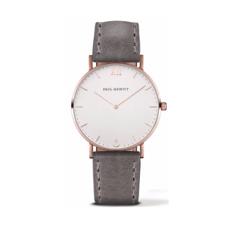 Paul Hewitt Sailor Line White Sand IP Rose Gold Leather