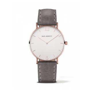 Paul Hewitt Sailor Line White Sand IP Rose Gold Leather