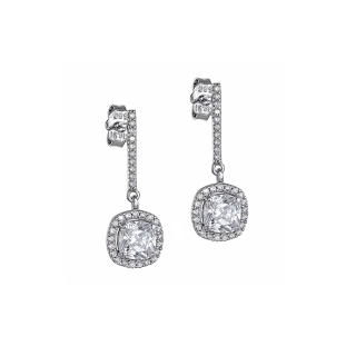 Rosette earrings