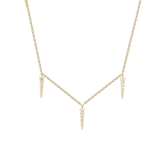 Female necklace PDPAOLA Essentials Peak Supreme Gold