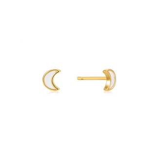 Ania Haie Moon Gold Stud Earrings