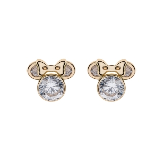 Minnie Mouse Birthstone April earrings