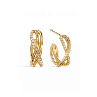 AYO Meld Gold Hoops Earrings