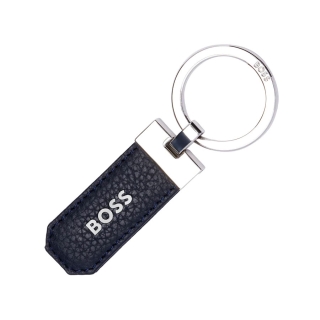 Key ring Hugo Boss Classic Grained Navy