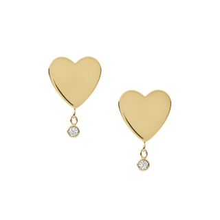 Fossil Sutton Mommy and Me Heart Stud Earrings