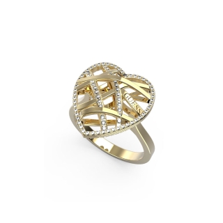 Guess Ring Heart Cage