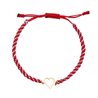 March bracelet with heart