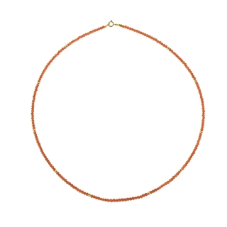 Necklace with corals