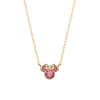 Minnie Mouse Birthstone October necklace