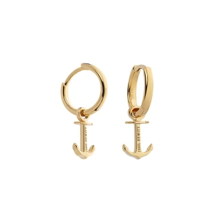 Earrings Paul Hewitt Anchor Gold