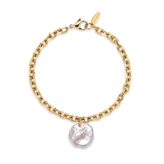 Paul Hewitt Bracelet Treasure Bold Pearl Gold