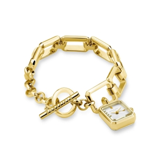 Rosefield The Octagon Charm Chain Gold