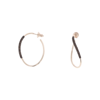 Earrings Pesavento Polvere di Sogni Brown Dust