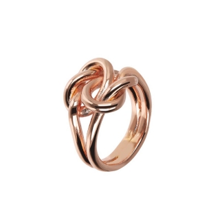 Δαχτυλίδι Bronzallure Shiny Knot Rose Gold