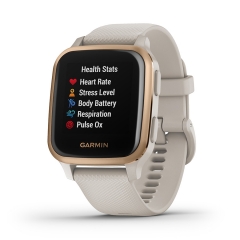 Garmin Venu Sq Music GPS Smartwatch Light Sand / Rose Gold
