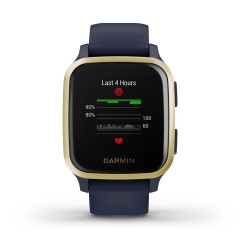 Garmin Venu Sq Music GPS Smartwatch Navy / Gold