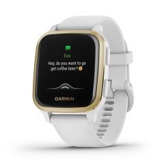 Garmin Venu Sq GPS Smartwatch White / Gold
