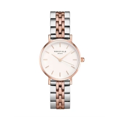 Rosefield The Small Edit Two Tone Rose Gold / White