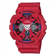 Casio G-Shock Anadigi Red Rubber Strap