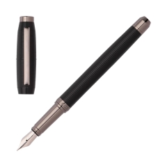 Στυλό Hugo Boss Fountain pen Cone Black