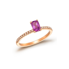 Pink Sapphire ring
