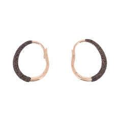 Earrings Pesavento Polvere di Sogni Brown Dust