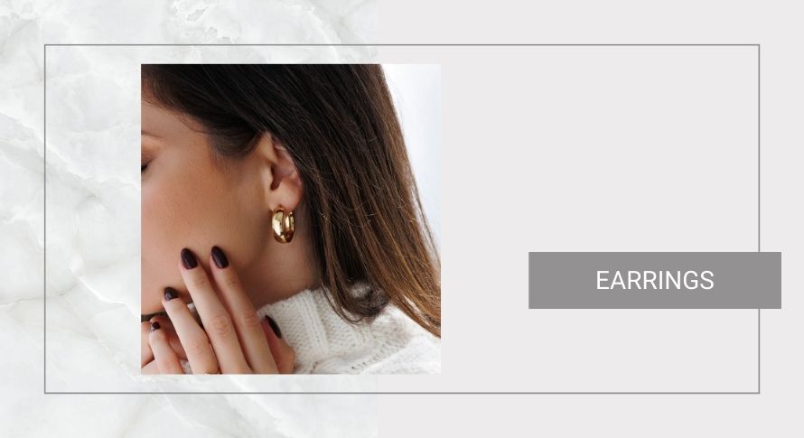Gold Hoops Earrings for women